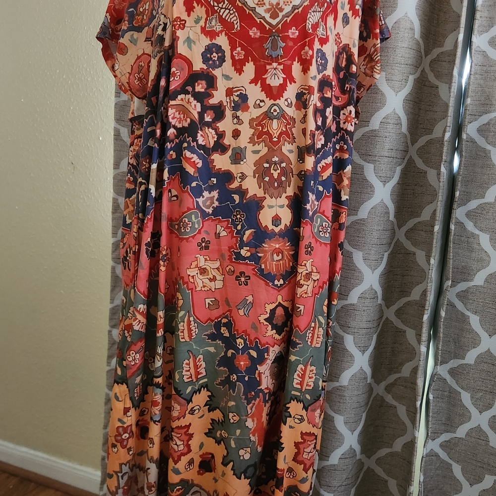 Amazon Vibrant Patterned Maxi Dress